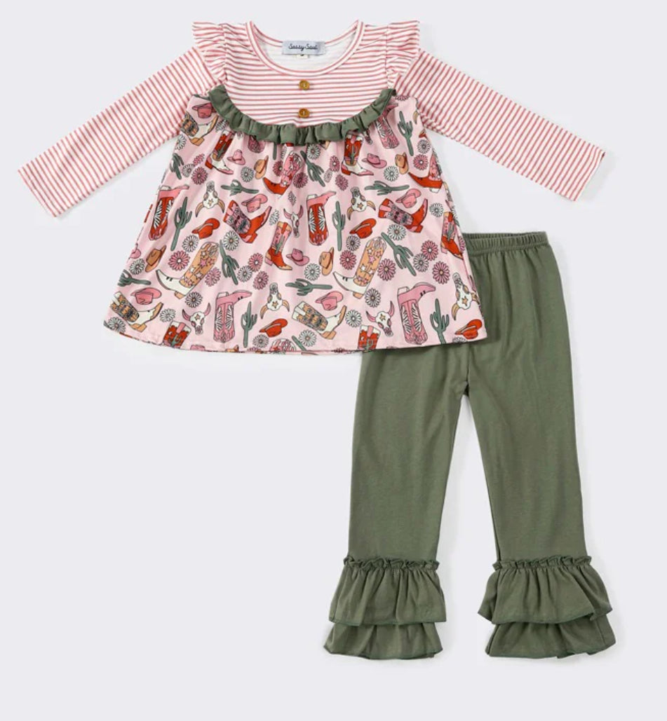Girls Stripe set