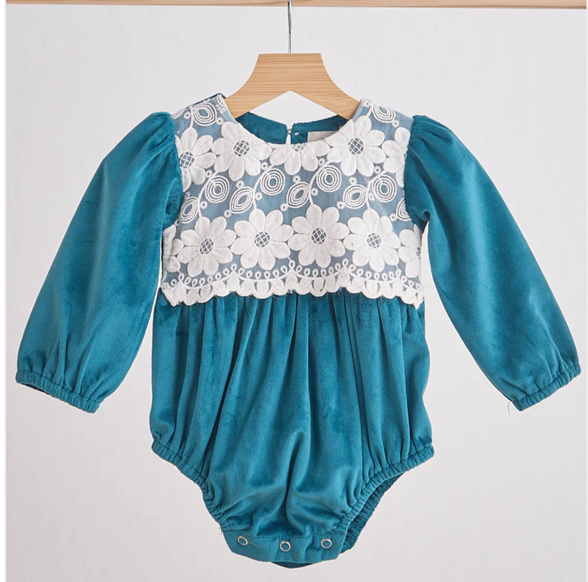 Teal Velvet bubble