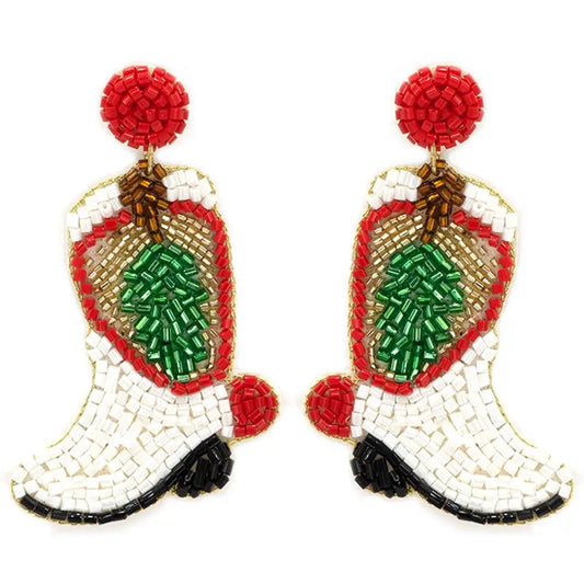 Christmas Boot Earring