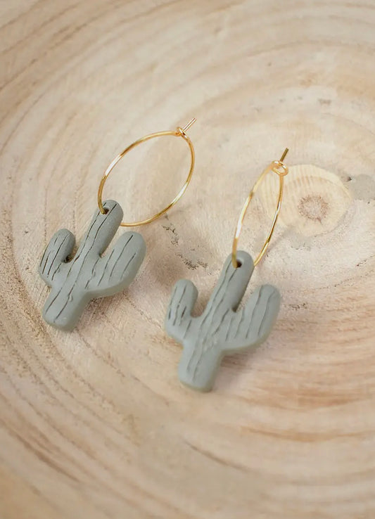 Cactus Dangle Earring