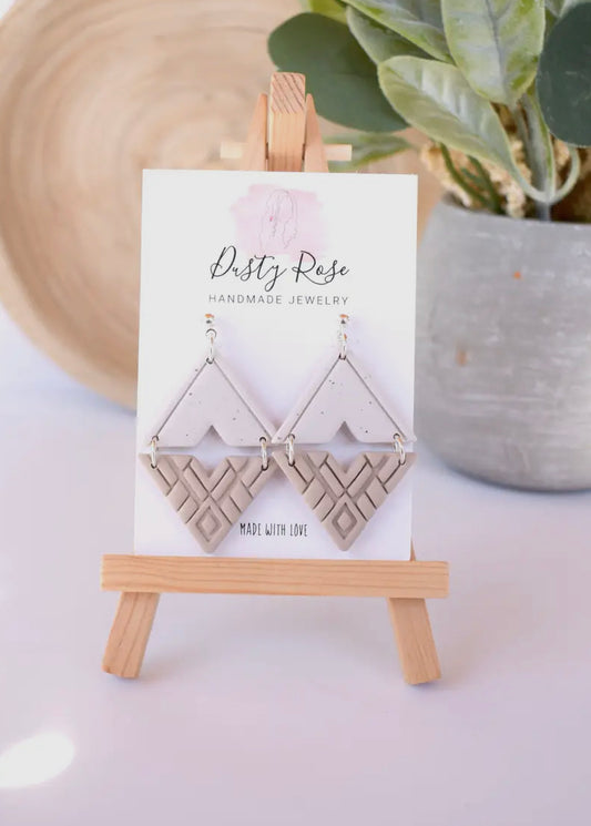 Triangle Dangle Earrings