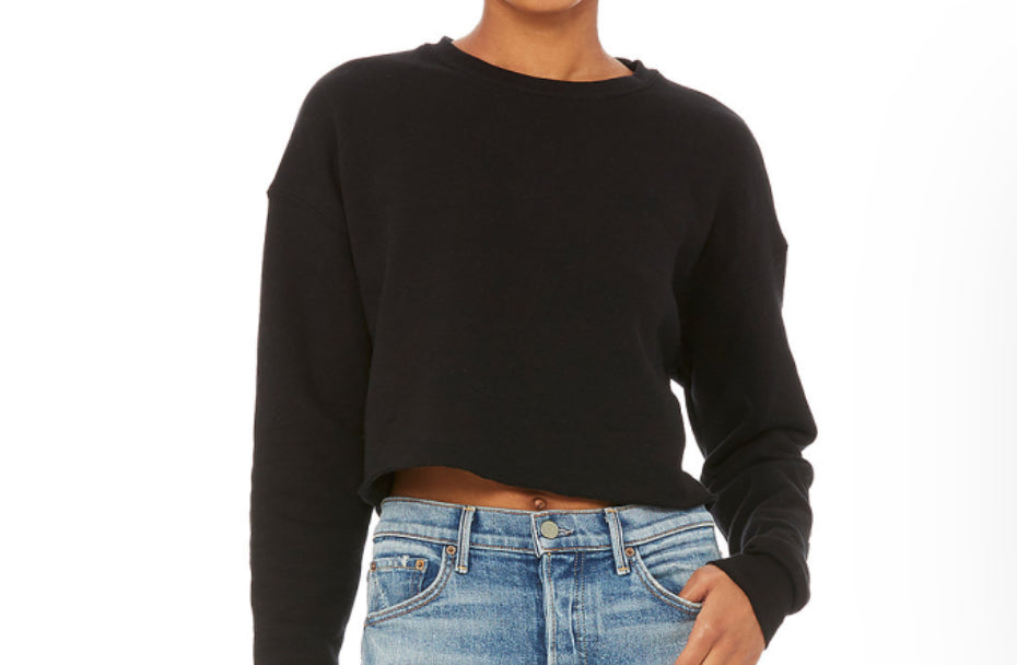 Bella + Canvas Cropped Fleece Crew