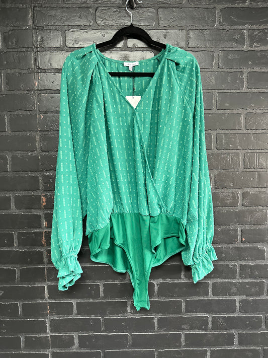 Green Knit body suit