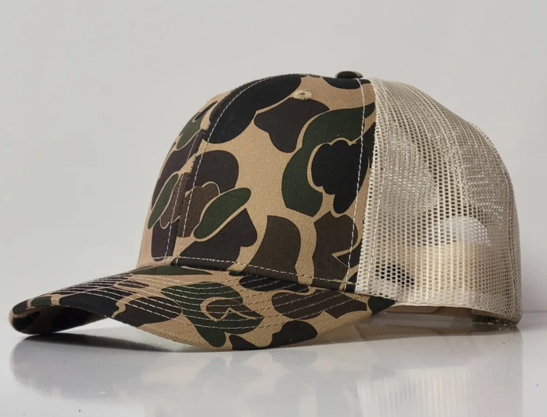 Duck Camo Adult Trucker