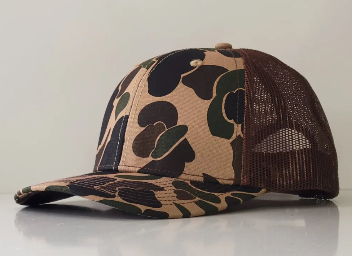 Duck Camo Adult Trucker