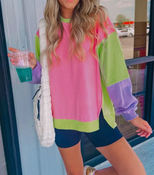 Colorblock sweatshirt