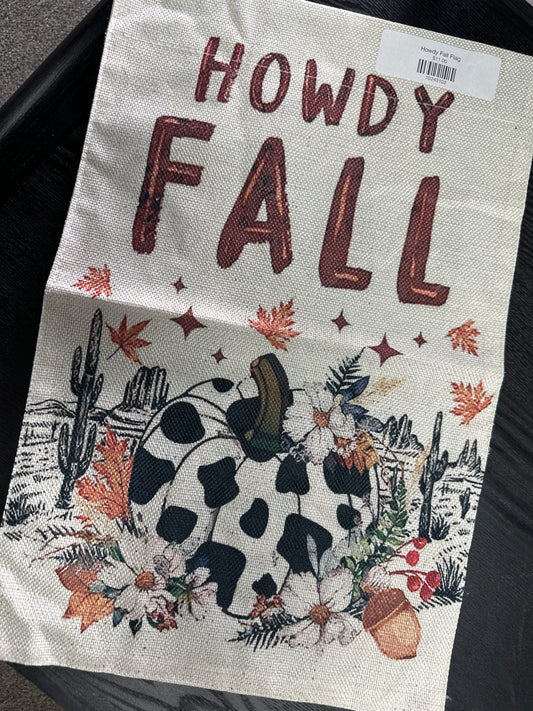 Howdy Fall Flag